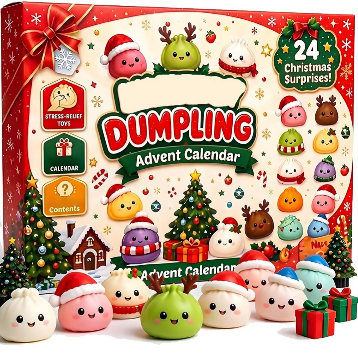 Calendrier de l'Avent Dumpling Kawaii — 24 Surprises | Édition Limitée 2026